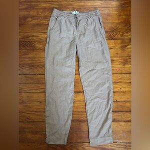 H&M Men's Light Beige Drawstring Joggers